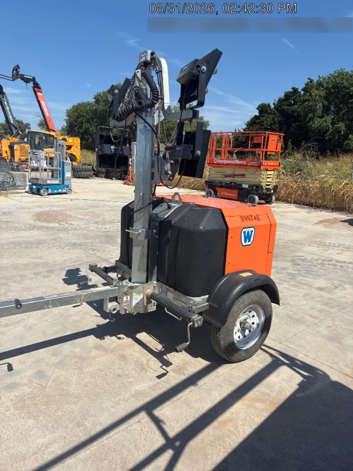 2024 Wanco WLTT-4MM4K Diesel, Deep Sea Controller, Shore Power Plug, Auto Start, (4) 350W LED Floodlights, 4kW Generator, 60 Gal Fuel Tank, 2" Ball, T3