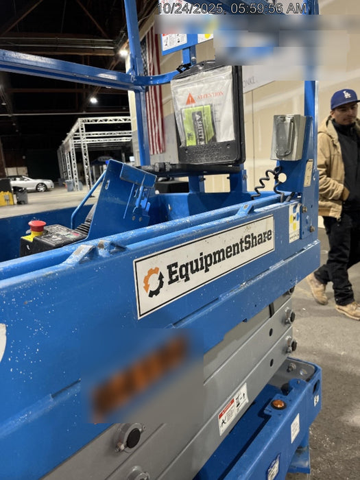 2020 Genie GS-1930 Solid Non Marking Tires, Beacon, Folding rails with half height swing gate, 800W Inverter