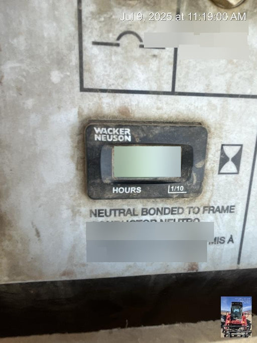 2019 Wacker Neuson LTV6L-MH Mobile Light Tower w/Fuel Level Sensor Installed