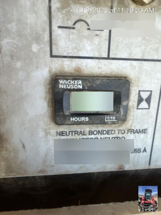 2019 Wacker Neuson LTV6L-MH Mobile Light Tower w/Fuel Level Sensor Installed