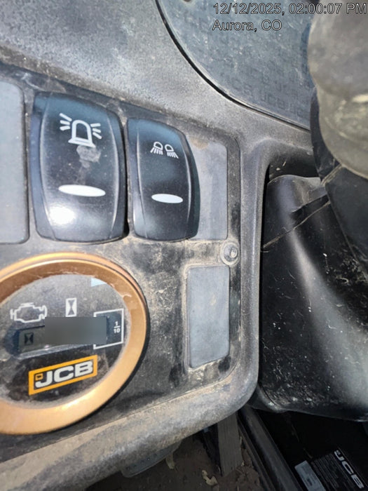 2019 JCB 512-56 Enclosed Cab, 109 HP, Solid Tires, Worklights, Beacon, Aux Hydraulics, Lifting Eye w/66" Carriage/60" Forks