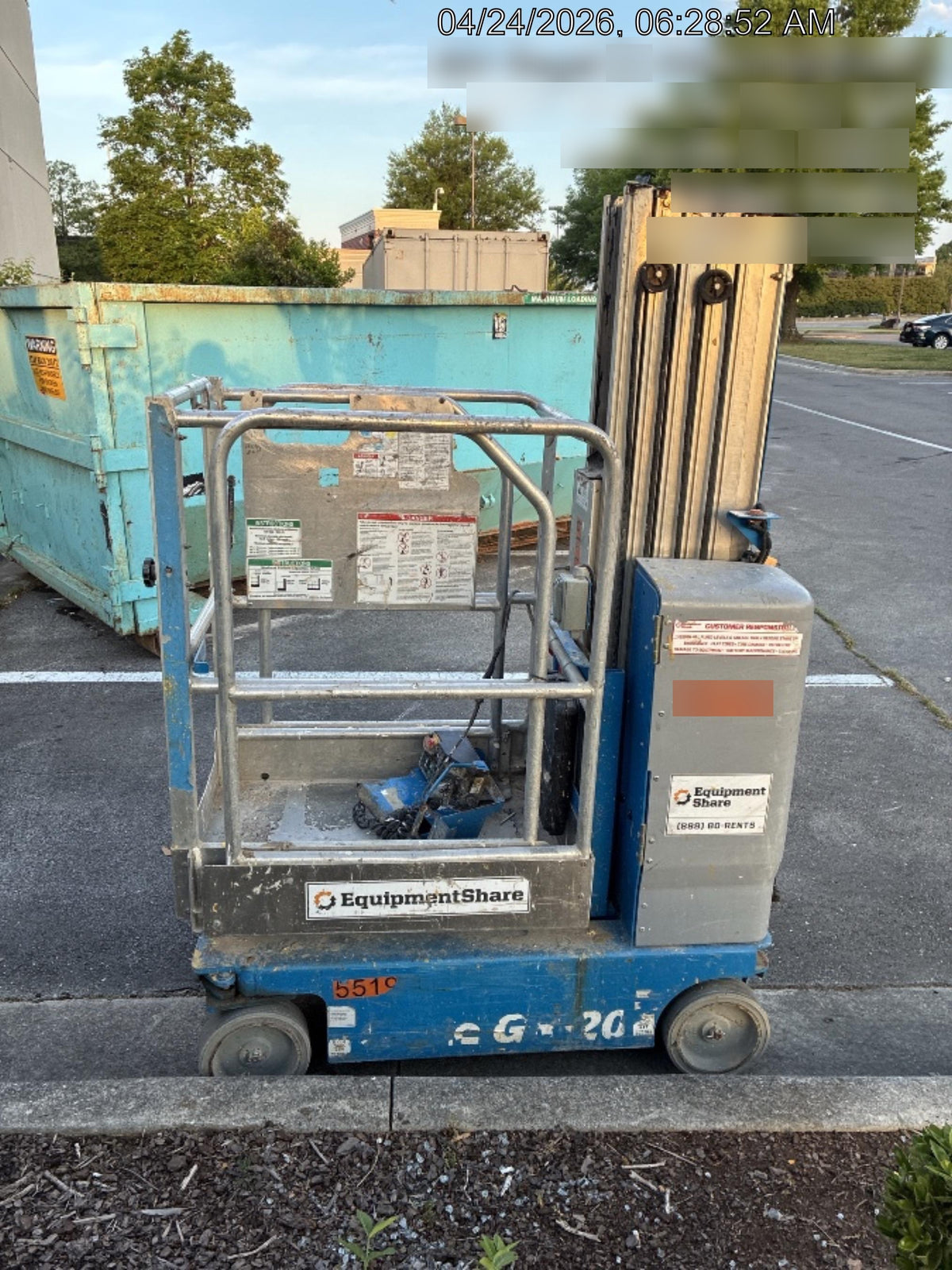 2019 GENIE GR-20