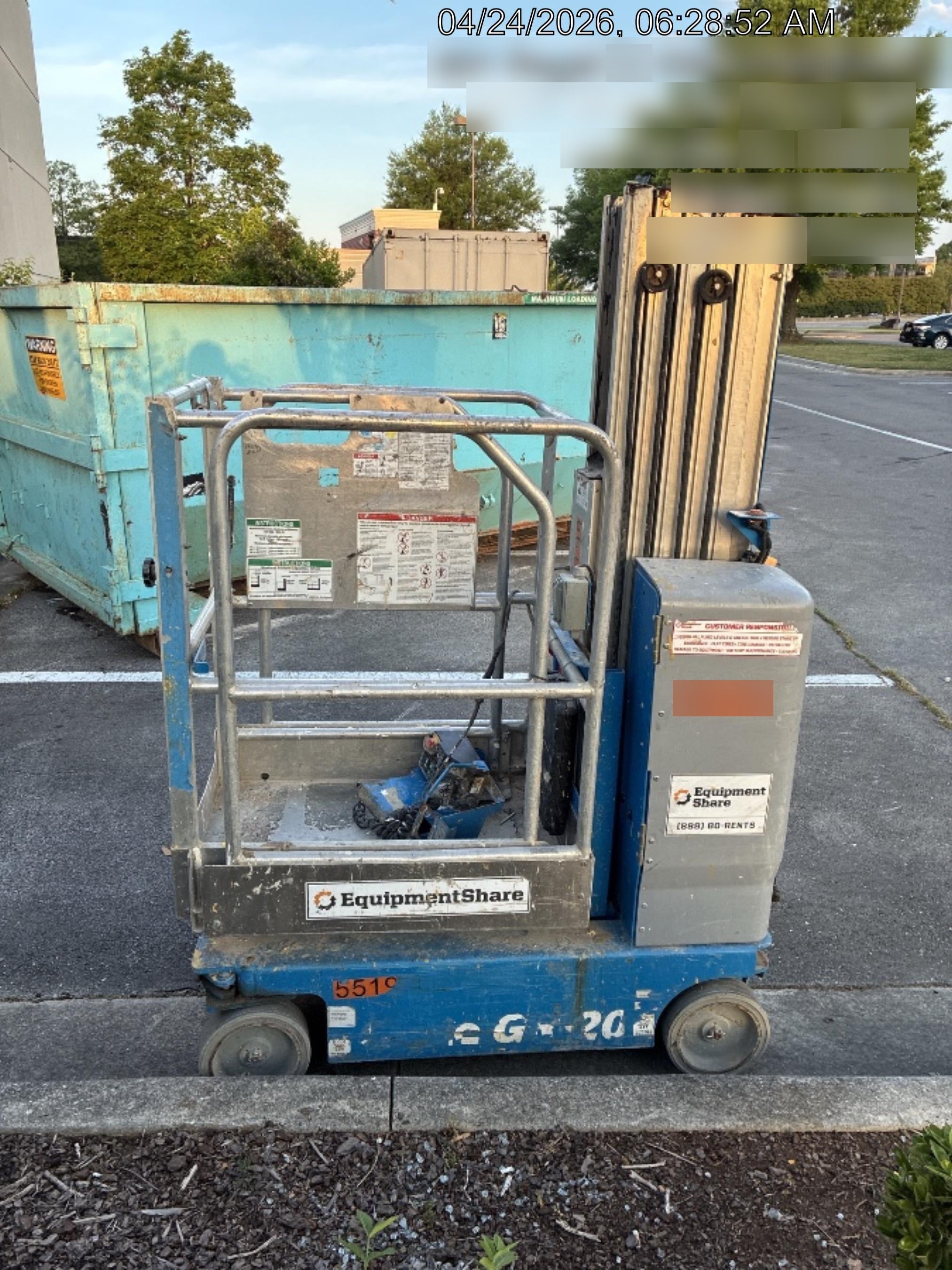 2019 GENIE GR-20