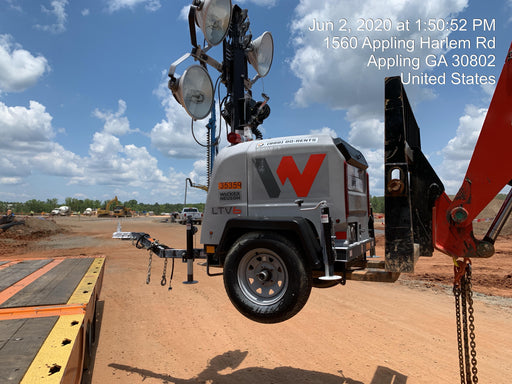 2019 Wacker Neuson LTV6L-MH Wacker Neuson LTV6L Mobile Light Tower w/Fuel Level Sensor Installed
