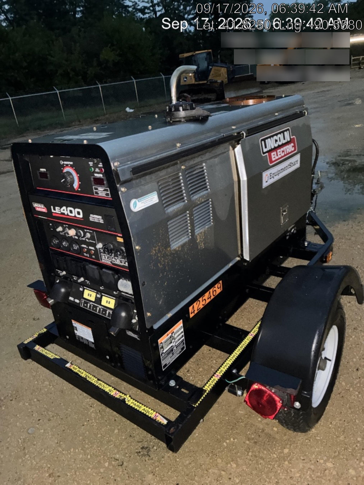 2024 Lincoln Electric LE400 Kubota V1505, Trlr, Cable Rack, Light Kit, ES Decals, T3