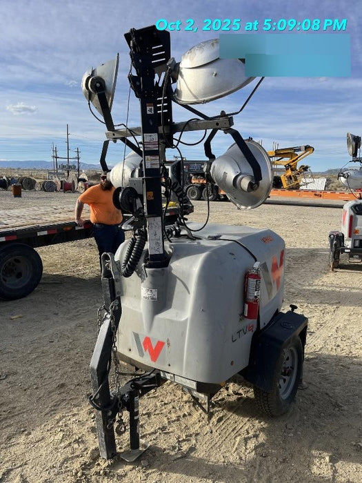 2019 Wacker Neuson LTV6L-MH Mobile Light Tower w/Fuel Level Sensor Installed