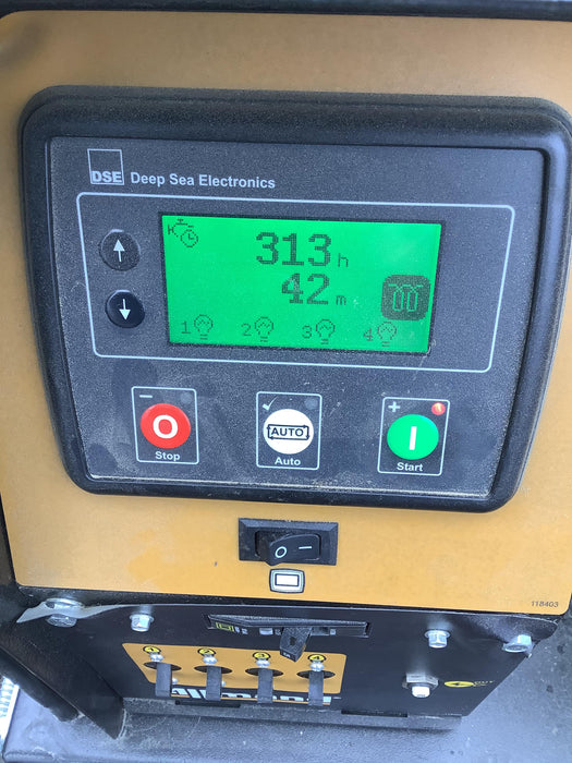 2020 Allmand NLV3GR (4) LED Light Fixture 350W, 23' Vertical Mast, 3kW Prime, Towable, Deep Sea L401, Leveling Jacks, Yanmar T4F 5.8hp