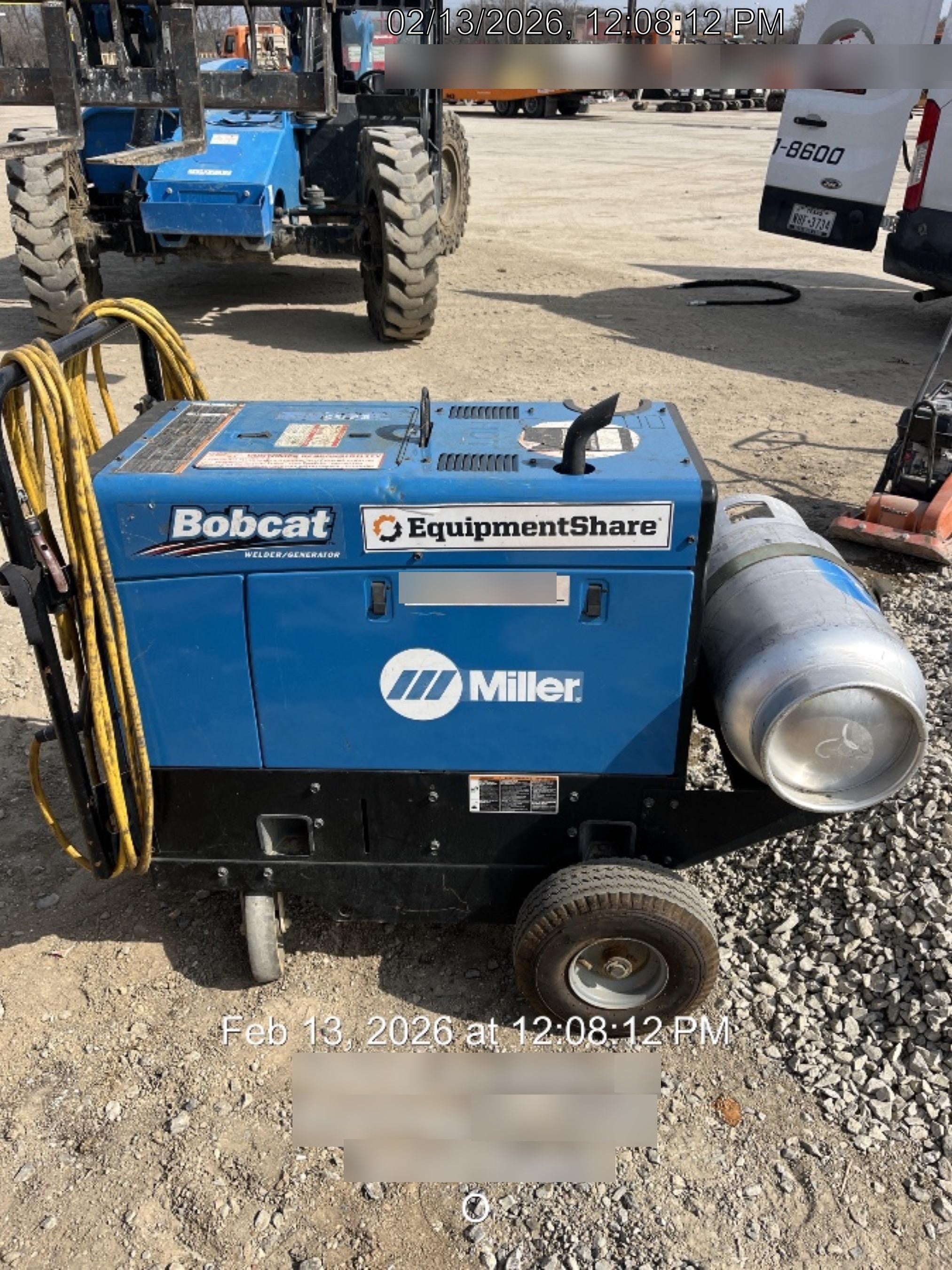 2019 Miller Electric BOBCAT 250 Standard w/Running Gear, Bracket, Hose