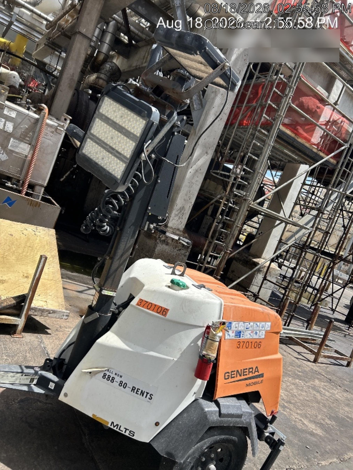 2023 Generac MLT2 Diesel, Flex Switch 120V Input, Powerzone Controller, 
(4) 320W LED Lights, 4kW Generator, 39.9 Gal Fuel Tank, 2" Ball, T3
