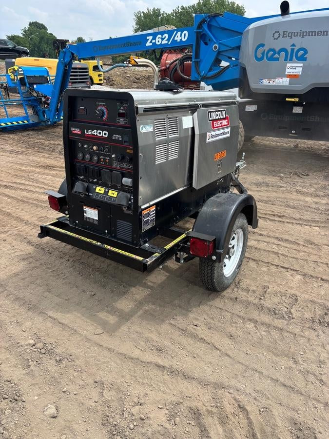 2023 Lincoln Electric LE400 Kubota V1505, Trlr, Cable Rack, Light Kit, ES Decals, T3