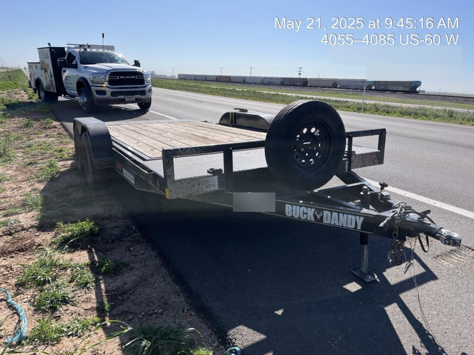 2023 BUCK DANDY 16' Light Duty Tilt Car Hauler