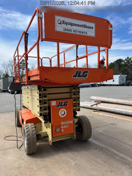 2019 JLG 4069LE Solid Non Marking Tires, Rotating Beacon
