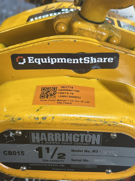 2025 HARRINGTON CB015-10