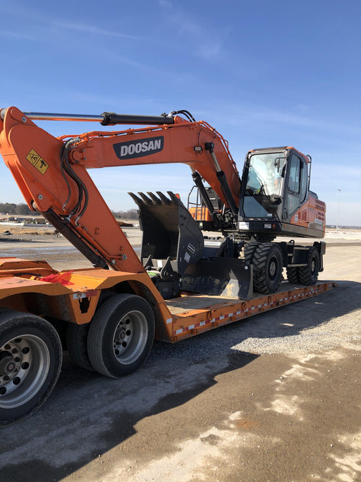 2019 Doosan DX210WE-5 Standard Wheeled Excavator, Hydraulic Quick Coupler