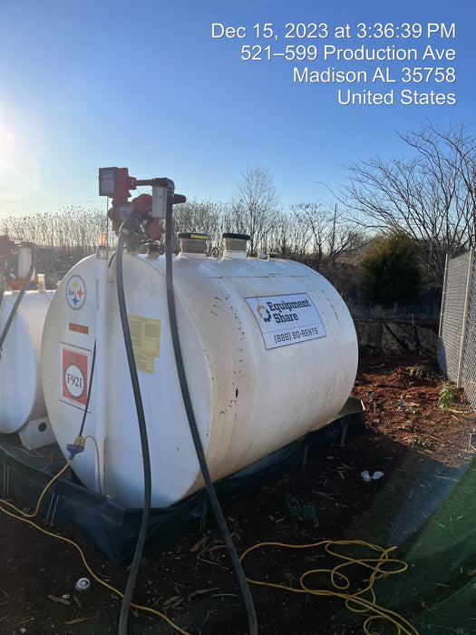 2020 HUGHES 500gal Fuel Tank