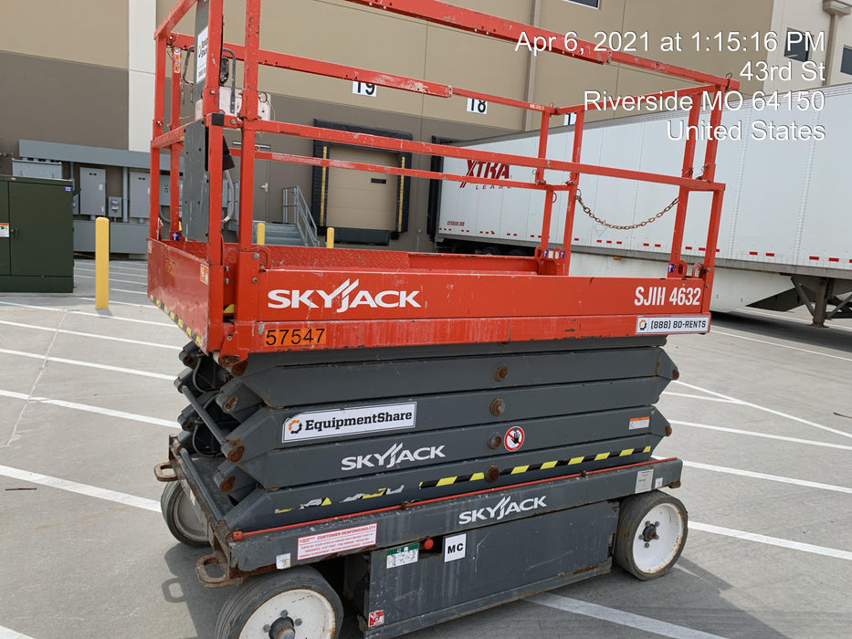 2016 Skyjack SJIII-4632 Standard Rental Specs