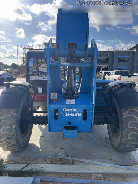 2018 Genie GTH-636 GTH-636 w/Open ROPS, Solid Tires, beacon/work lights, 48" carriage/forks