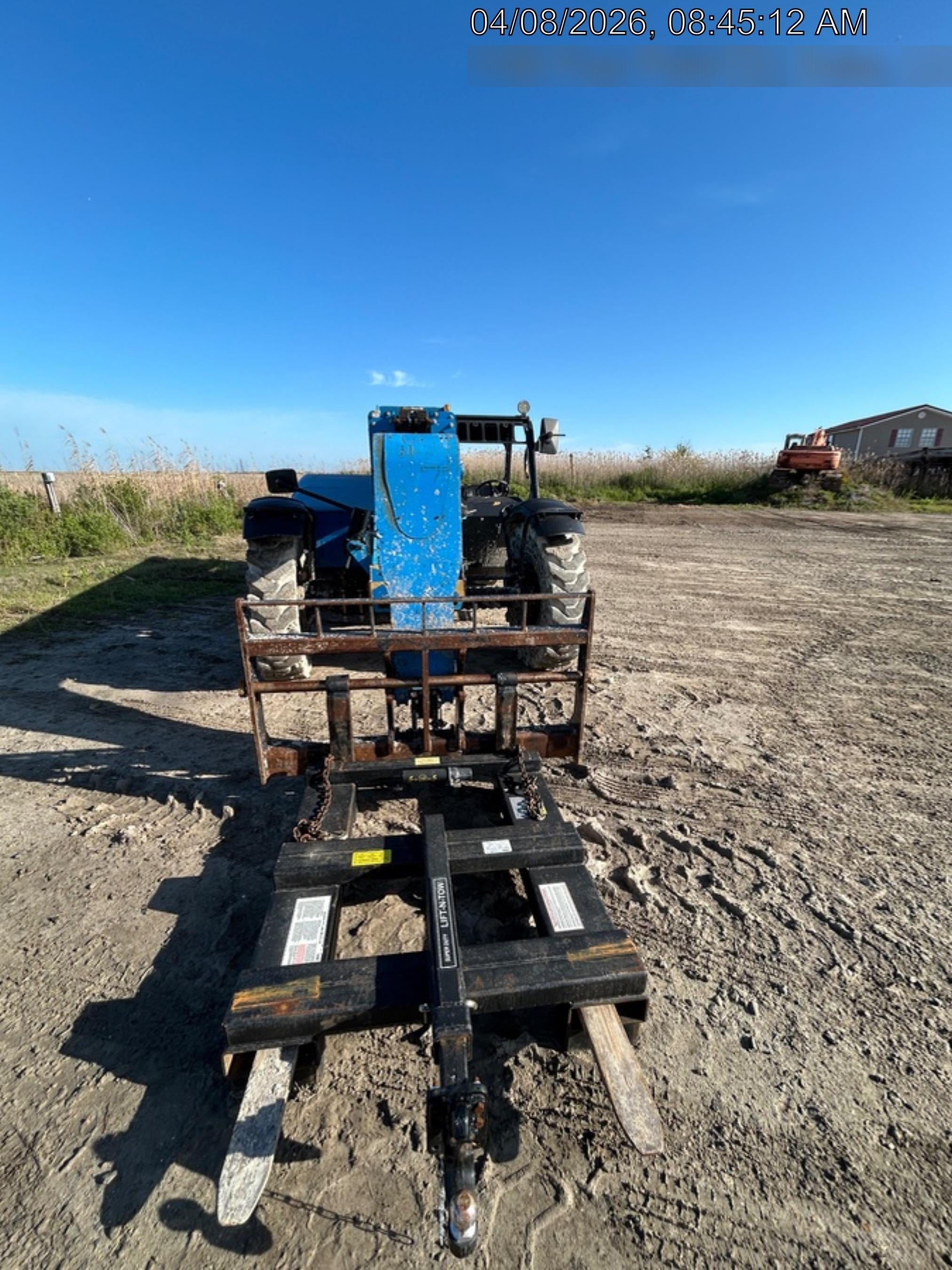 2019 Genie GTH-844 Canopy, Solid RT Tires, LED Work Lights, Beacon 60" QA Carriage, 48" Forks