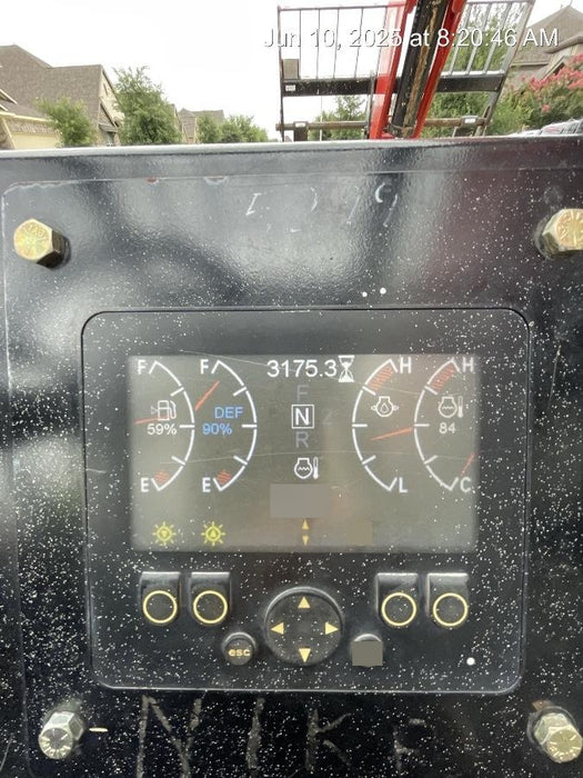 2019 Manitou MTA10055 Canopy, 120 HP, Solid Tires, Work Lights, Lift Hook, Auxiliary Hydraulics w/66" Carriage and 60" Forks