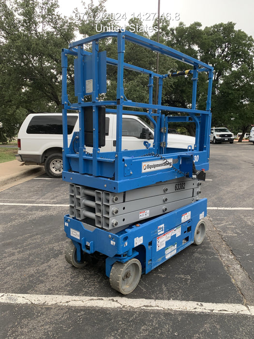 2020 Genie GS-1930 Solid Non Marking Tires, Beacon, Folding rails with half height swing gate