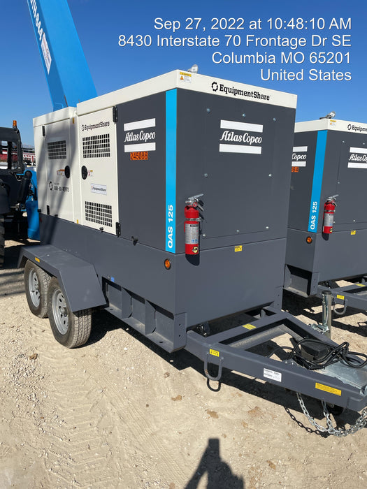 2022 ATLAS COPCO QAS 125
