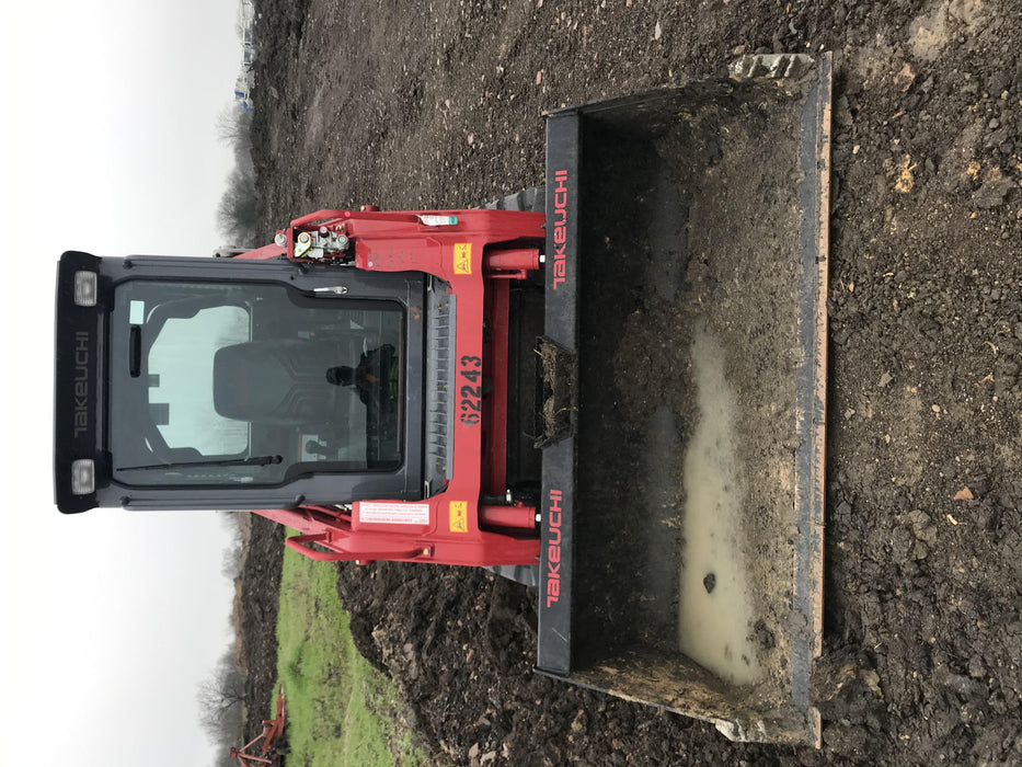 2020 Takeuchi TL8CR Cab/Heat/Air, 74hp, Hydraulic QC w/76" HD Bucket w/ Smooth Bolt on Edge, 76" HD Bucket w/Teeth
