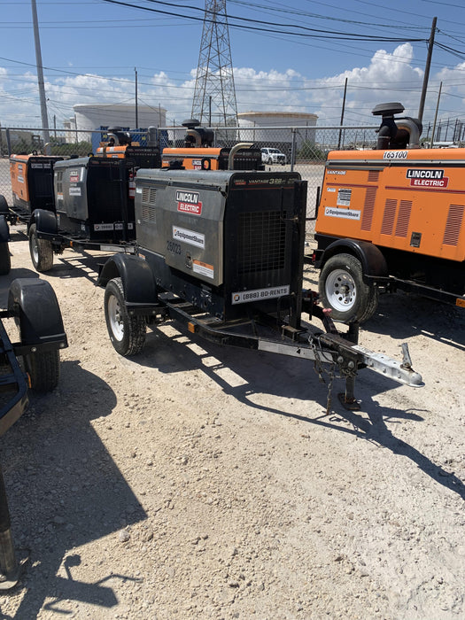 2019 Lincoln Electric Vantage 322 Lincoln Vantage 322 Welder w/Trailer, Light Kit, Cable Rack
