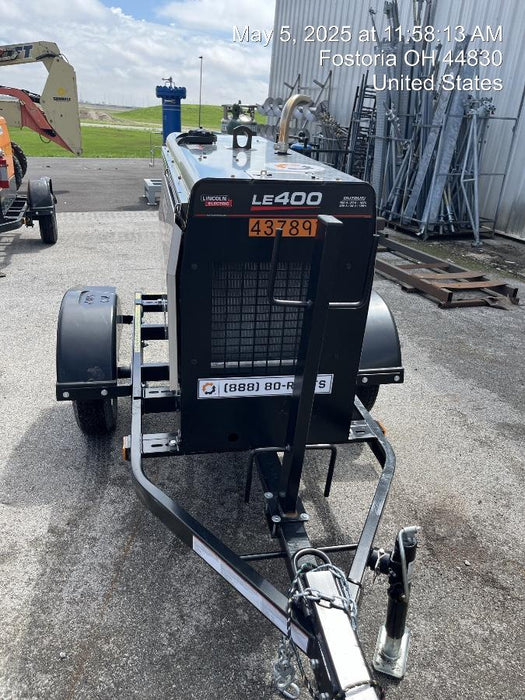 2024 Lincoln Electric LE400 Kubota V1505, Trlr, Cable Rack, Light Kit, ES Decals, T3