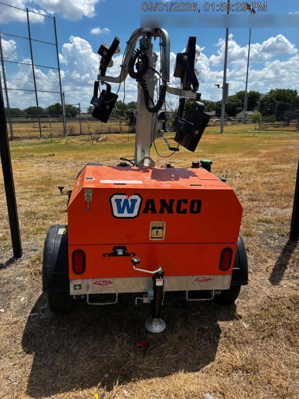 2024 Wanco WLTT-4MM4K Diesel, Deep Sea Controller, Shore Power Plug, Auto Start, (4) 350W LED Floodlights, 4kW Generator, 60 Gal Fuel Tank, 2" Ball, T3