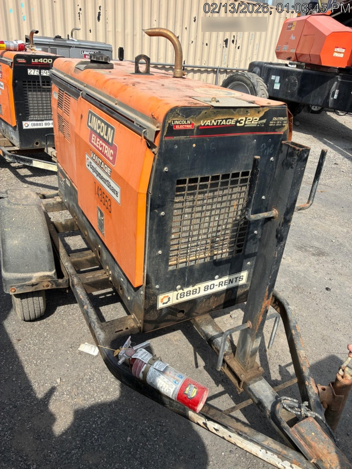 2021 Lincoln Electric Vantage 322 VANTAGE 322 READY-PAK 3
(EQUIPMENTSHARE)