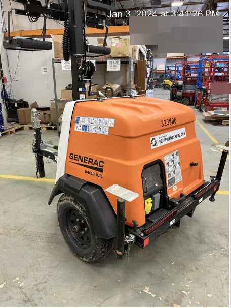 2023 Generac MLT2 Diesel, Flex Switch 120V Input, Powerzone Controller, (4) 320W LED Lights, 4kW Generator, 39.9 Gal Fuel Tank, 2" Ball, T3