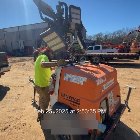 2023 Generac MLT2 Diesel, Flex Switch 120V Input, Powerzone Controller, 
(4) 320W LED Lights, 4kW Generator, 39.9 Gal Fuel Tank, 2" Ball, T3