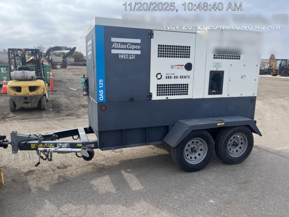 2022 ATLAS COPCO QAS 125