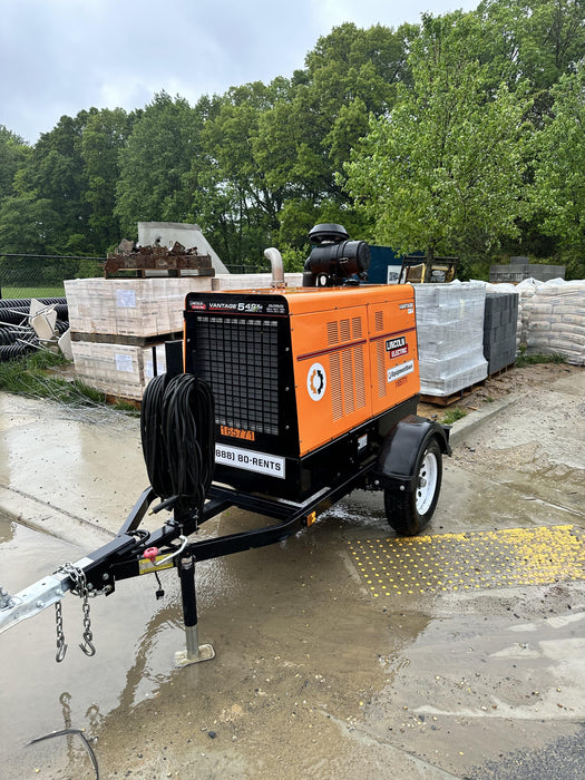 2021 Lincoln Electric Vantage 549X Ready Pak 3, ORANGE (includes trailer, cable rack, fender light kit)