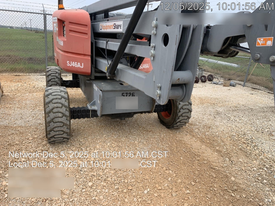 2017 Skyjack SJ46 AJ Skyjack 46AJ, Diesel Engine, Foam Filled Tires, 30x72" Platform, Extended Warranty 5yr/5k hr