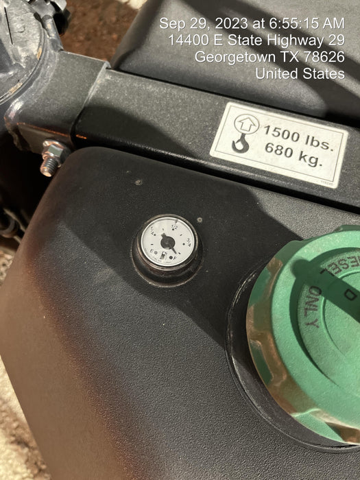 2022 Allmand NLV3GR (4) LED Light Fixture 350W, 23' Vertical Mast, 3kW Prime, Towable, Deep Sea L401, Leveling Jacks, Yanmar T4F 5.8hp