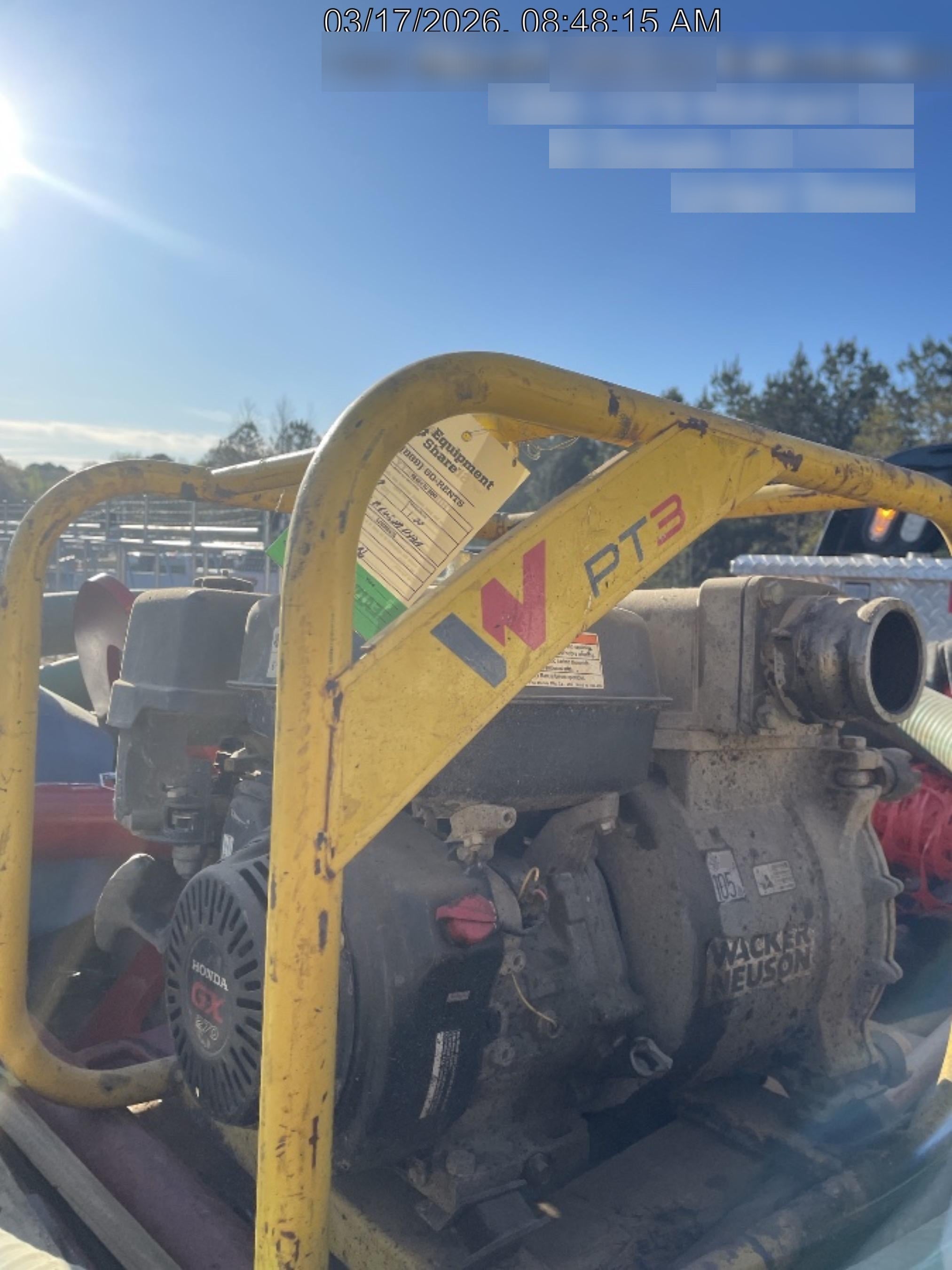 2020 WACKER NEUSON PT3A