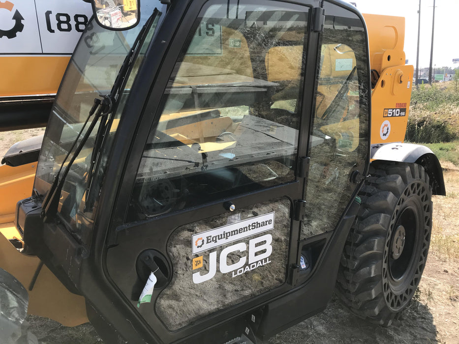 2020 JCB 510-56 Cab/Heat/Air, Solid Tires, Work Lights, Beacon, Aux Hydraulics, Back up Alarm, Lifting Eye, ES Decals