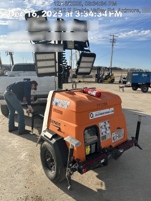 2024 Generac MLT2 Diesel, Flex Switch 120V Input, Powerzone Controller, 
(4) 320W LED Lights, 4kW Generator, 39.9 Gal Fuel Tank, 2" Ball, T3