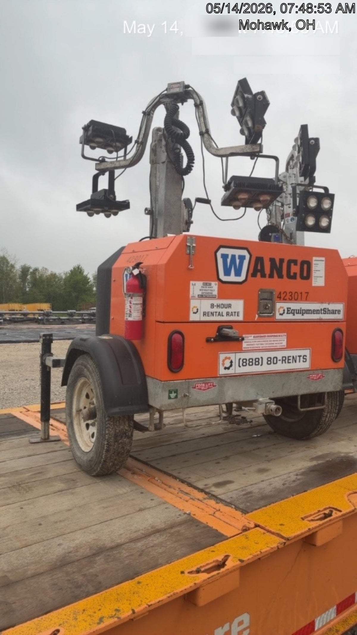 2024 Wanco WLTT-4MM4K Diesel, Deep Sea Controller, Shore Power Plug, Auto Start, (4) 350W LED Floodlights, 4kW Generator, 60 Gal Fuel Tank, 2" Ball, T3
