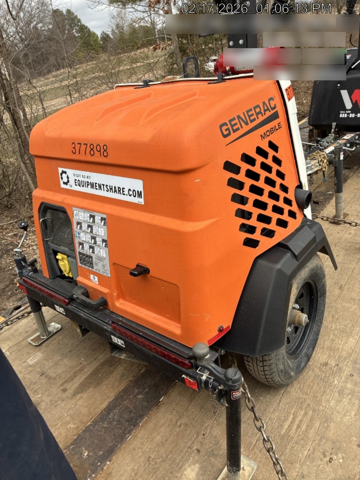 2023 Generac MLT2 Diesel, Flex Switch 120V Input, Powerzone Controller, 
(4) 320W LED Lights, 4kW Generator, 39.9 Gal Fuel Tank, 2" Ball, T3