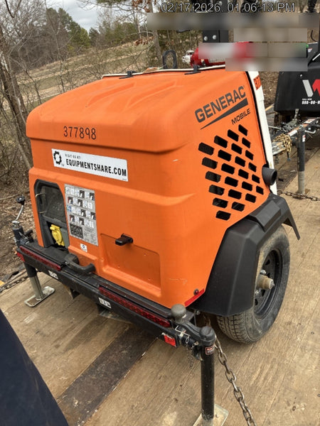 2023 Generac MLT2 Diesel, Flex Switch 120V Input, Powerzone Controller, 
(4) 320W LED Lights, 4kW Generator, 39.9 Gal Fuel Tank, 2" Ball, T3