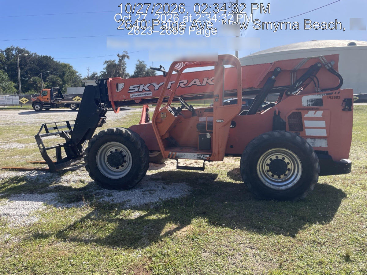 2017 Skytrak 6042 42' REACH, PALLET FORKS, 6k, FOAM FILLED TIRES