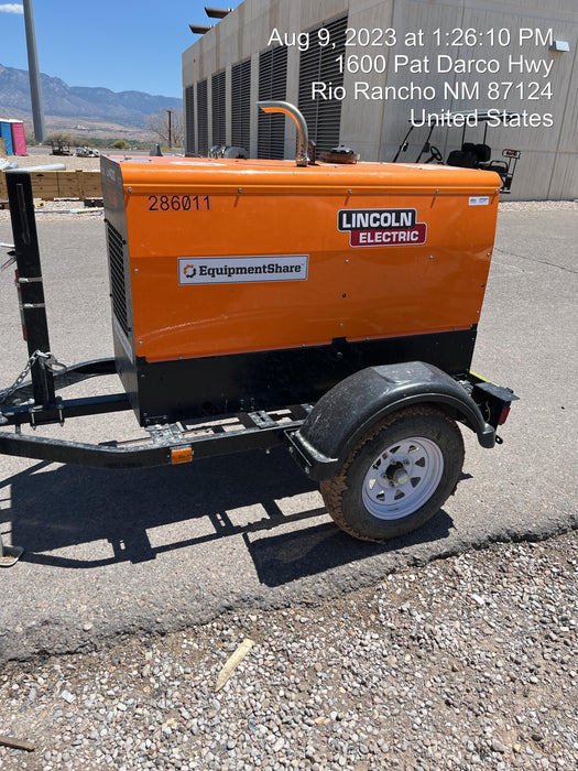 2022 Lincoln Electric LE400 Kubota V1505, Trlr, Cable Rack, Light Kit, ES Decals, T3