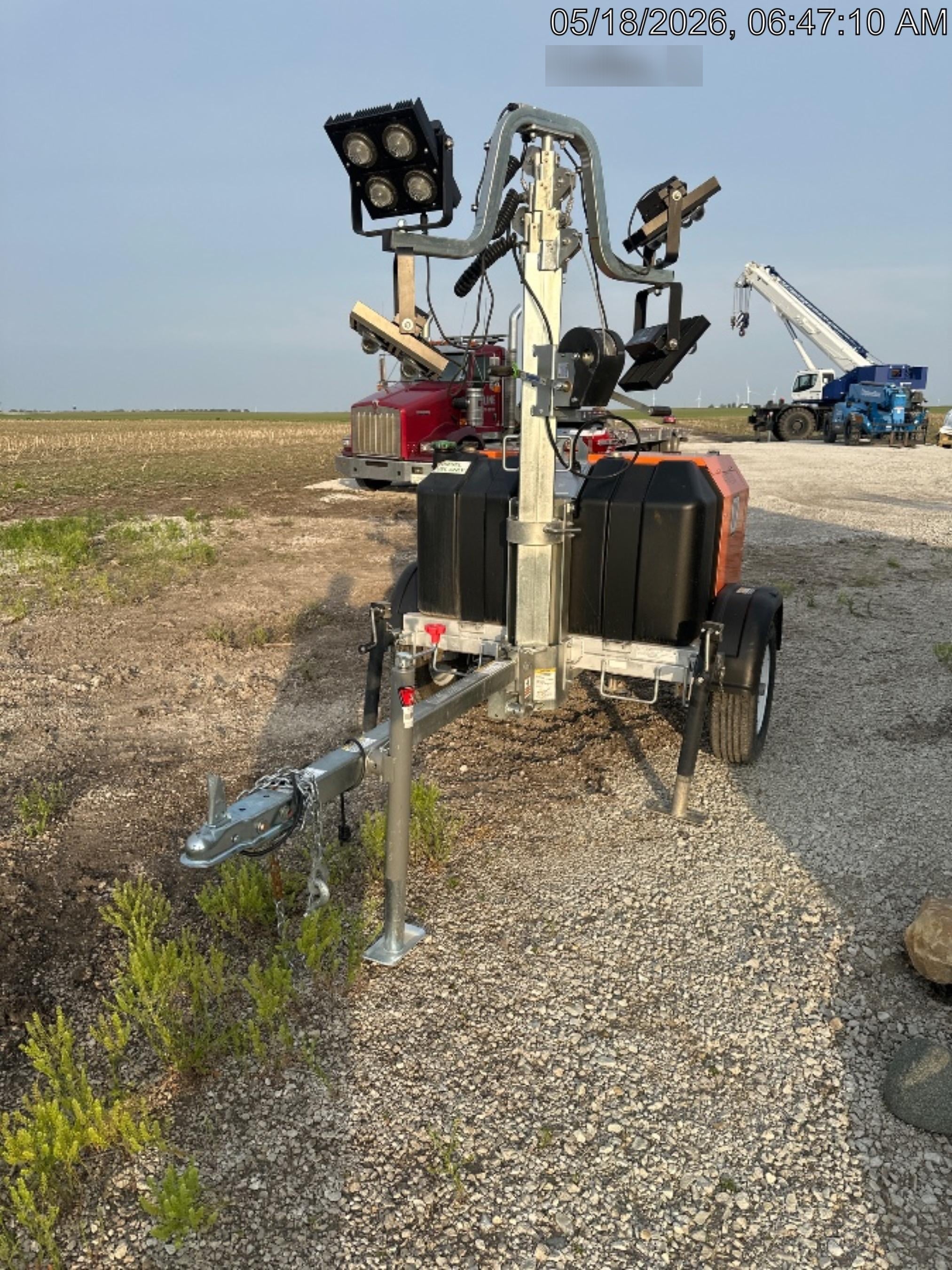 2024 Wanco WLTT-4MM4K Diesel, Deep Sea Controller, Shore Power Plug, Auto Start, (4) 350W LED Floodlights, 4kW Generator, 60 Gal Fuel Tank, 2" Ball, T3