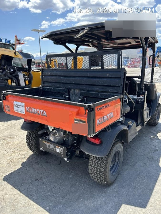 Kubota RTV-X1140W-H 4WD utility cart -LED strobe -Windshield tempered glass -Plastic canopy -Wire harness kit -Backup alarm