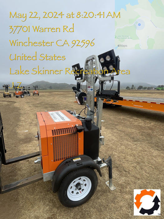 2024 Wanco WLTT-4MM4K Diesel, Deep Sea Controller, Shore Power Plug, Auto Start, (4) 350W LED Floodlights, 4kW Generator, 60 Gal Fuel Tank, 2" Ball, T3