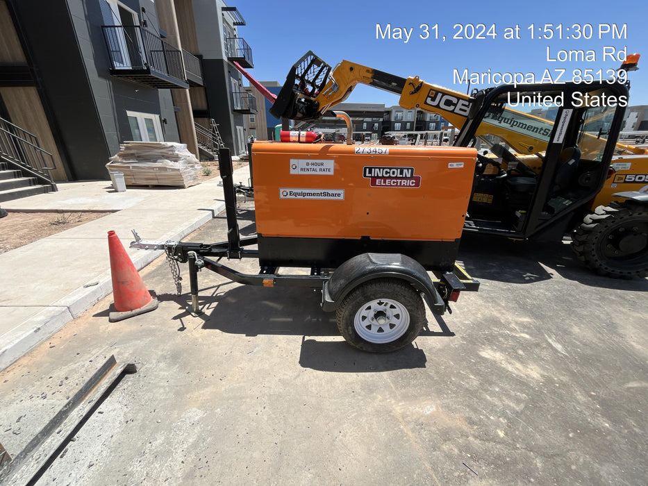 2022 Lincoln Electric LE400 Kubota V1505, Trlr, Cable Rack, Light Kit, ES Decals, T3