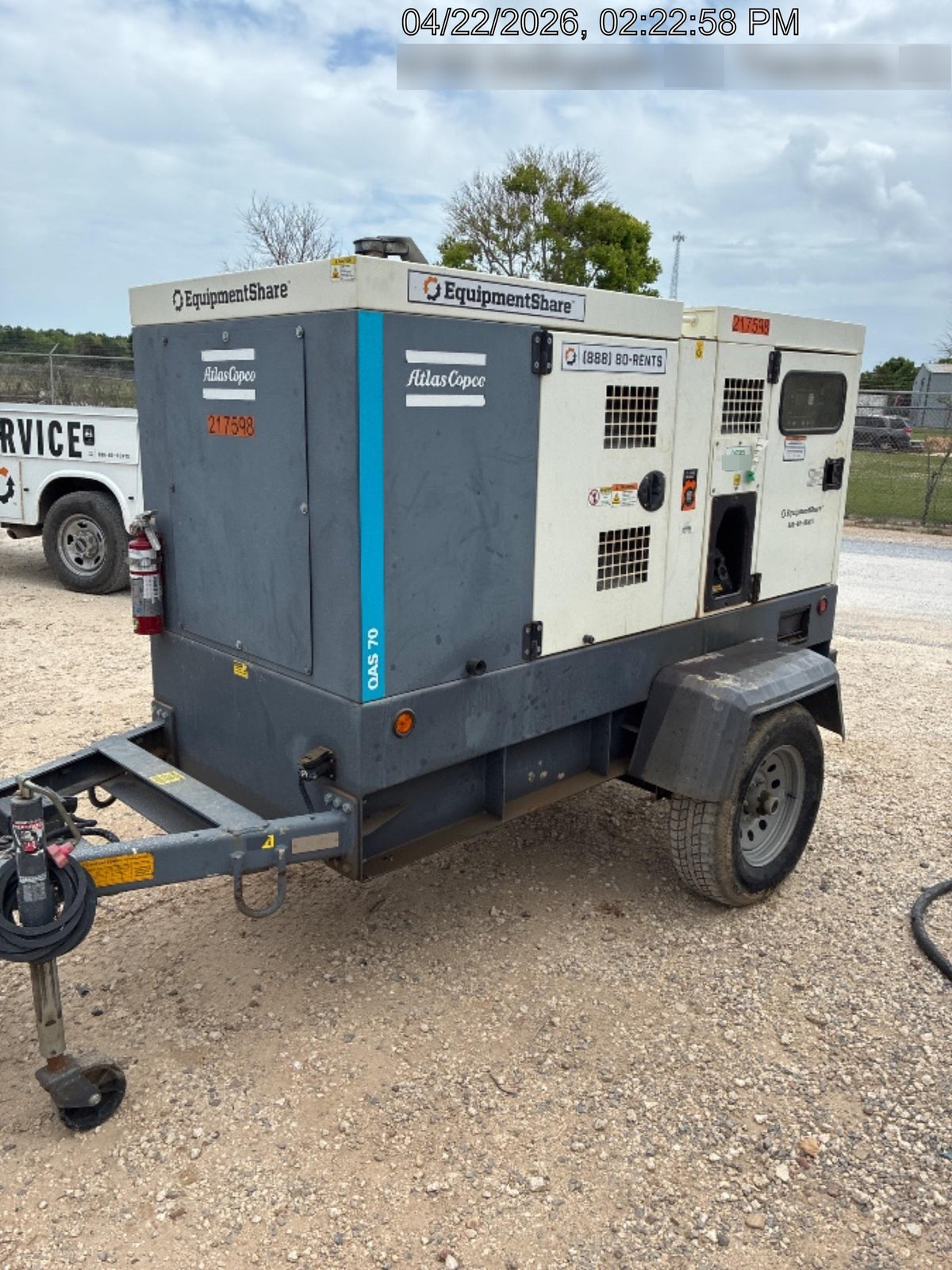 2022 ATLAS COPCO QAS 70