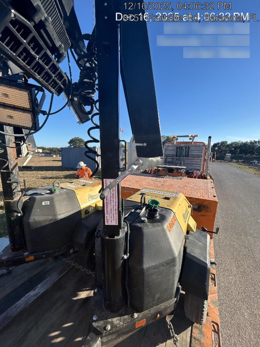 2022 Allmand NLV3GR (4) LED Light Fixture 350W, 23' Vertical Mast, 3kW Prime, Towable, ES Decals, T3